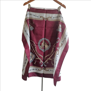 Elegant Pierre Michelle of Paris Equestrian Scarf Hijab Shawl Wrap